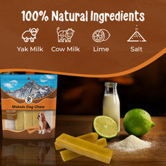 Premium Yak Chews for Small Dogs – Long-Lasting, Natural, and Healthy Treats - Makalu Dog Chews