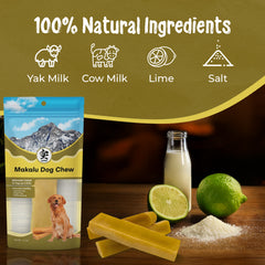 Natural Yak Chews for Aggressive Chewers – Ideal for Medium Dogs - Makalu Dog Chews