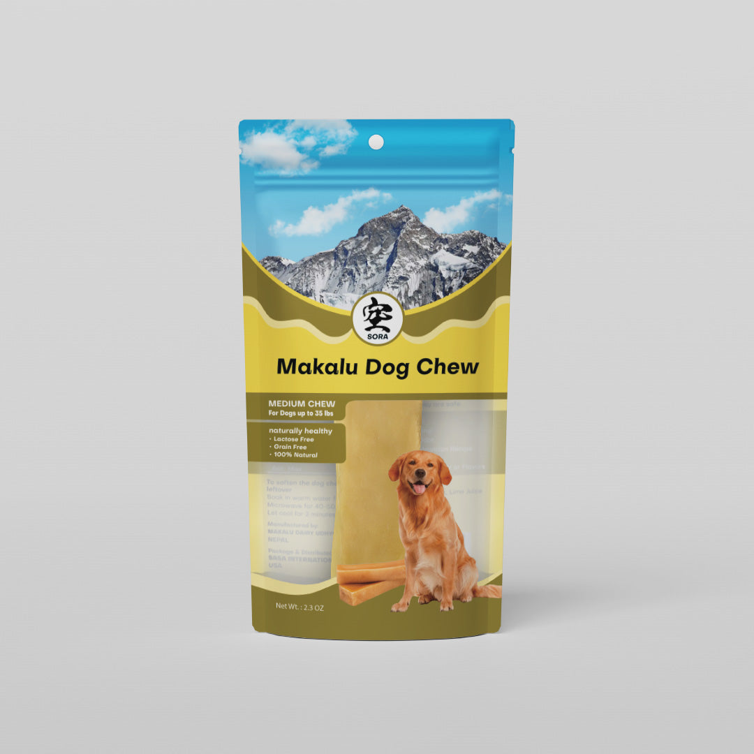 Natural Yak Chews for Aggressive Chewers – Ideal for Medium Dogs - Makalu Dog Chews