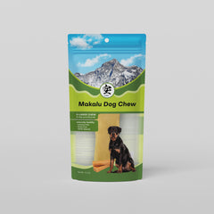 Long-Lasting Yak Chews for Extra Large Dogs XL – High Protein, All-Natural - Makalu Dog Chews