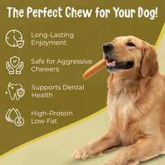 Natural Yak Chews for Aggressive Chewers – Ideal for Medium Dogs - Makalu Dog Chews