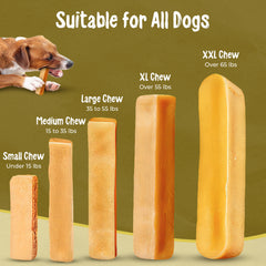Natural Yak Chews for Aggressive Chewers – Ideal for Medium Dogs - Makalu Dog Chews