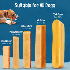 All-Natural Yak Cheese Dog Chews for Large Dogs – Long-Lasting & Healthy - Makalu Dog Chews