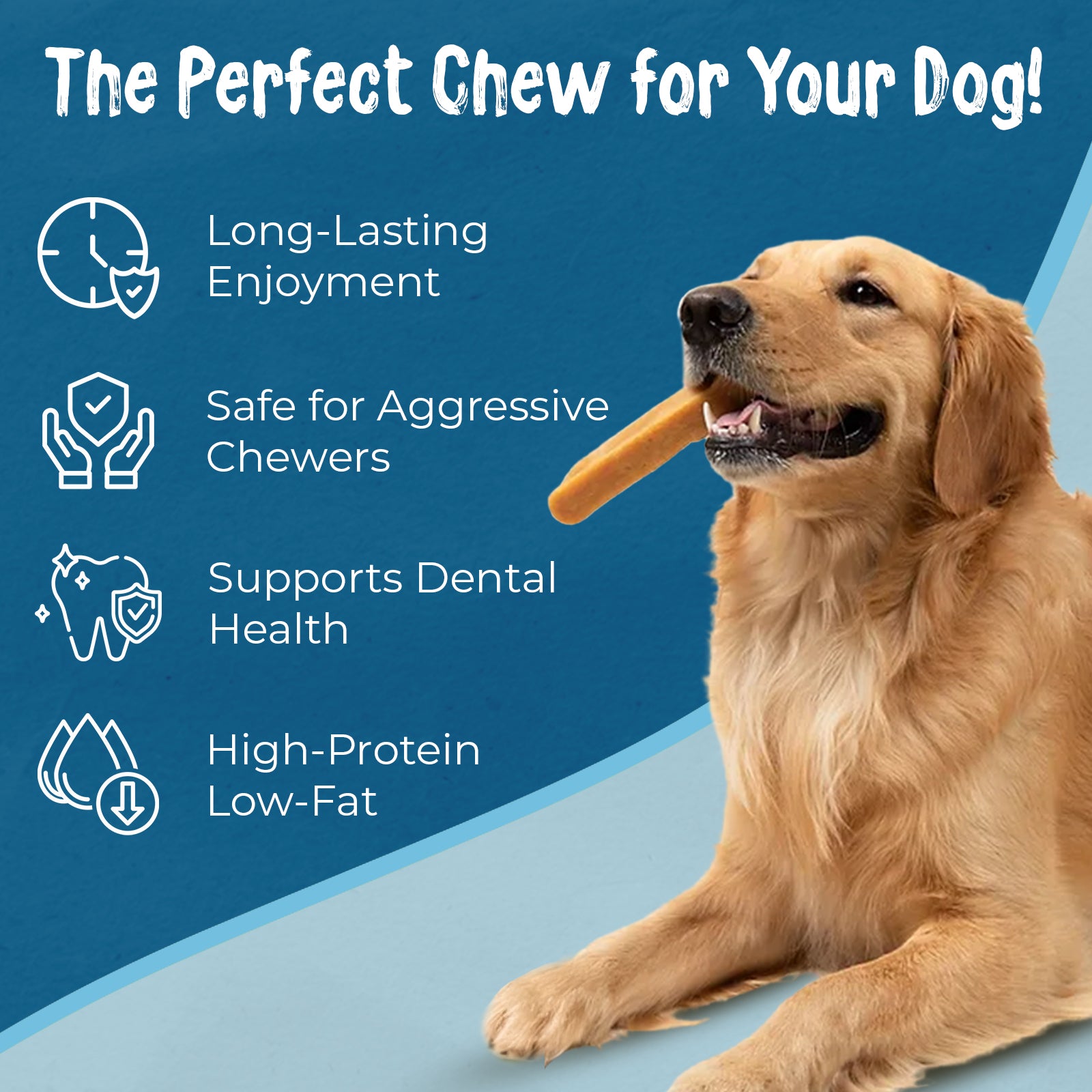 All-Natural Yak Cheese Dog Chews for Large Dogs – Long-Lasting & Healthy - Makalu Dog Chews